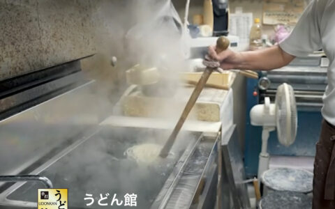 うどん館での動画撮影